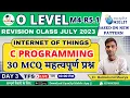 O Level Internet of Things M4-R5 1 C Programming 30 MCQ Most Important Questions GyanXp