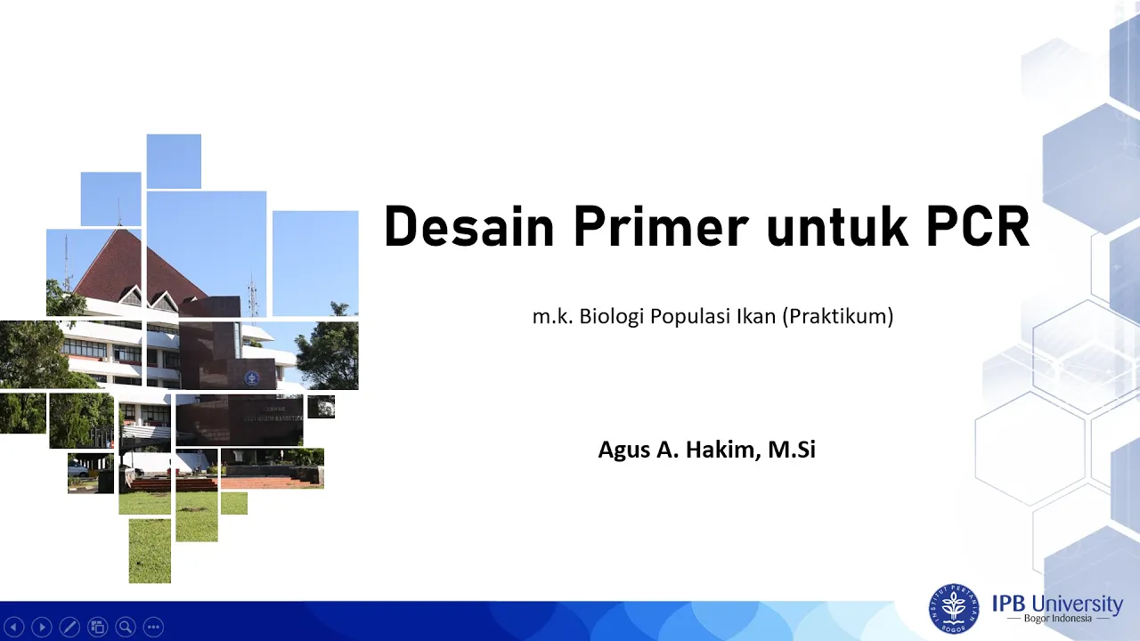 Desain Primer untuk PCR (Designing Primer for PCR)