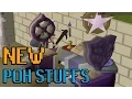 New POH Stuffs All 3 Spellbook Altars Pool of Rejuvination n such Oldschool Runescape