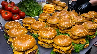 매일 200개 완판! 푸짐한 더블 치즈 버거로 동네맛집 평정한? 역대급 퀄리티 아메리칸 수제 버거집 / Double Cheese Burger / korean street food