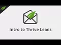 Thrive Leads Quick Start