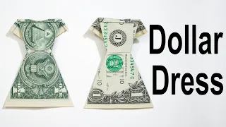 1 origami dress how to fold a dollar into a dress