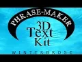 PHRASE-MAKER 3D Writing and Design Scripts for Daz Studio Getting Started