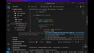 08 - Python Lambda function to GET Short-urls