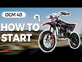 How to Set Up and Start FRP Ogemaw 40 Dirt Bike