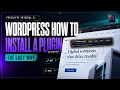 How to Install a WordPress Plugin