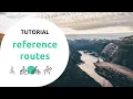 Using reference routes