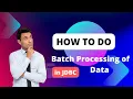 How to do Batch Processing of Data in JDBC Coding Skills