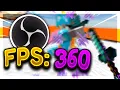 Optimize your OBS to record in 240 fps 360 fps 480 fps Record smooth renders