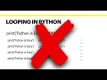 Conditions Loops and Control Statements in Python