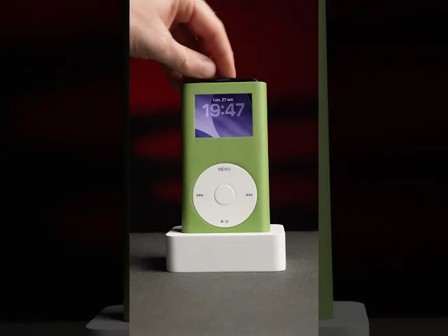 iPod Mini Charging Dock for Alarm and time.3mf video thumbnail