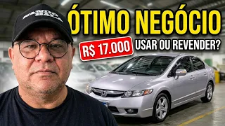 FUGIRAM DO NEW CIVIC DE BOBEIRA - TEM MUITO LUCRO NELE