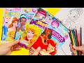 Disney Princess PlayPacks with Coloring Activities for Kids