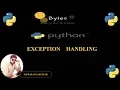 Exception Handling in Python Python Tutorial For Beginners