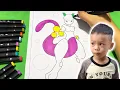 Mewtwo Pokemon Coloring Vibrant Exploration for Creative Kids