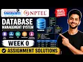 Database Management System DBMS Week 0 Assignment Answers 2026 NPTEL July 2026 100