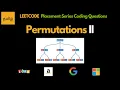 Permutations II - Backtracking