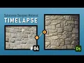 Substance Designer Timelapse - Stone wall