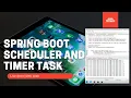 Spring boot Scheduler and Timer Task Tutorial Live code Demo