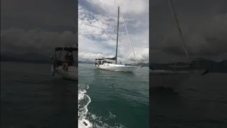 Exploring our anchorage in Malaysia #shorts #sailing #langkawi #malaysia