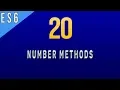 How to Use Number Methods in Javascript ES6 - 20