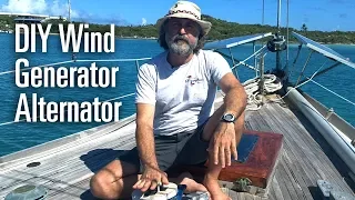Engineering a DIY WIND GENERATOR alternator [Capable Cruising Guides]