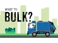 What to bulk Bulk Pickup PSA