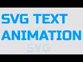 Html Css Svg Text Animation