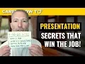 How to Give a Presentation in a Job Interview