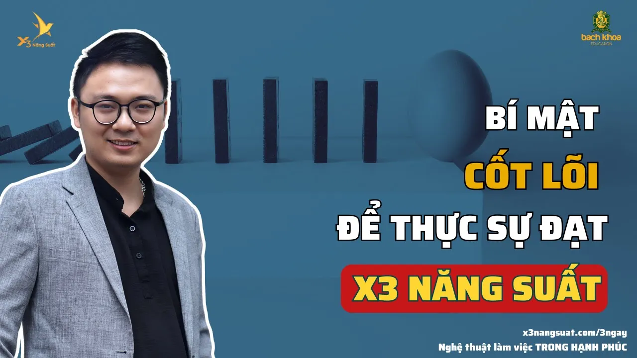 Outline Video Bí Mật Của X3 Năng Suất Là... | Vũ Quang Minh | X3 Năng Suất