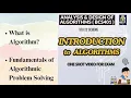 ADA BCS401 Module 1 Introduction - What is an Algorithm Fundamentals of Algorithmic Problem Solving