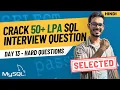 Day 13 15 Days of Learning SQL SQL Interview Questions HackerRank Question
