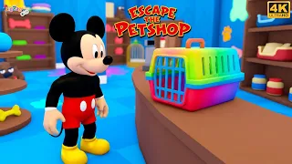 Mickey Mouse Escape the Petshop | Roblox Full Movie Game | PC 4K @ZigZagGamerPT