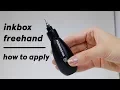 inkbox freehand ink - how to apply