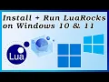 How to install and run LuaRocks on Windows WSL