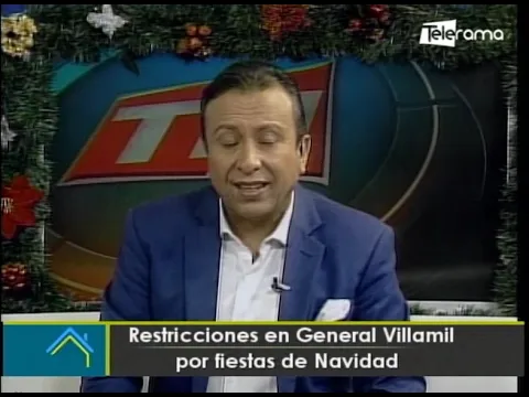 Restricciones en General Villamil por fiestas de navidad