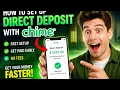 How to set up direct deposit with Chime