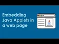 embedding applet in html