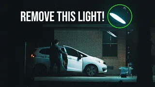 Lighting Exterior Night Shots With ONE LIGHT Filmmaking Tips 