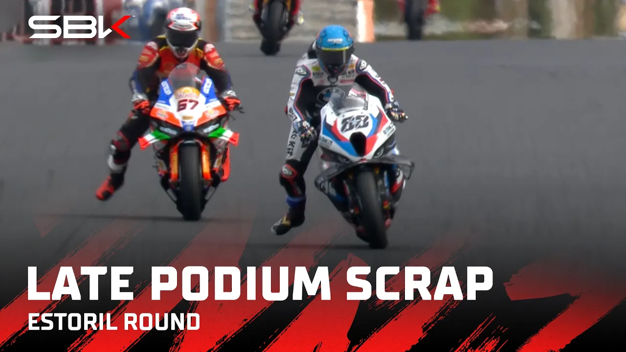 MUST-WATCH: Last lap scrap between Miguel Oliveira and Alberto Surra 🍿 | 2026 #EstorilWorldSBK 🇵🇹
