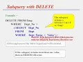 SQL Subquery Part-2 Subqueries with the DELETE Statement Hostbox cse
