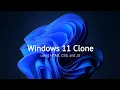 Windows 11 Clone Using HTML CSS and JavaScript