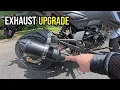 I Installed Aftermarket Exhaust the WRONG WAY on my Boom Vader 125cc Honda Grom Clone