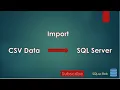 SQL Server 2019 - Import CSV File into SQL Server