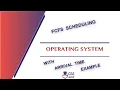 FCFS with Arrival Time Process Scheduling Process Management Lec 13 Operating System
