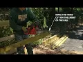 Tutorial Cutting the End of a Split Rail Fence