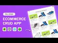 Full Stack eCommerce CRUD App Full Stack CRUD Application with React Node Express MongoDB