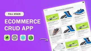 Full Stack eCommerce CRUD App Full Stack CRUD Application with React Node Express MongoDB