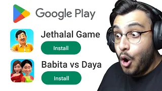 I PLAYED WEIRD TARAK MEHTA GAMES ON PLAYSTORE