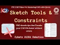 Sketch Tools Constraints - CAD
